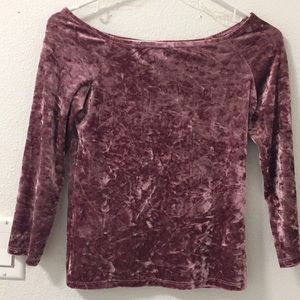 Velvet shirt